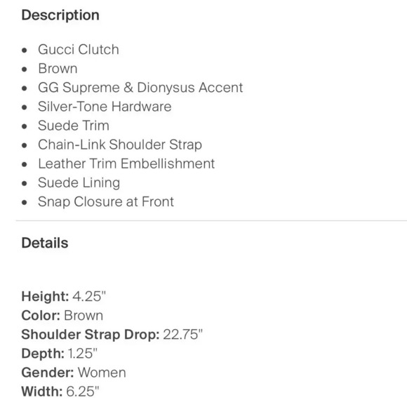 Gucci Dionysus perfect Christmas present GG Mini Crossbody Supreme Super Mini. - Picture 14 of 16